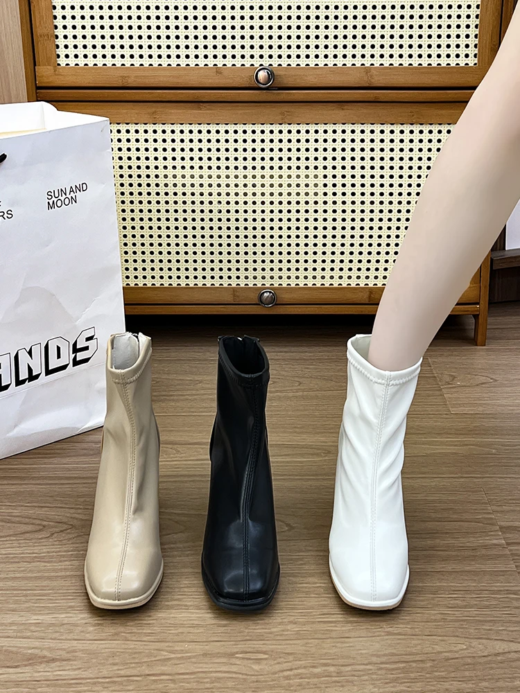 women's rubber boots with zipper