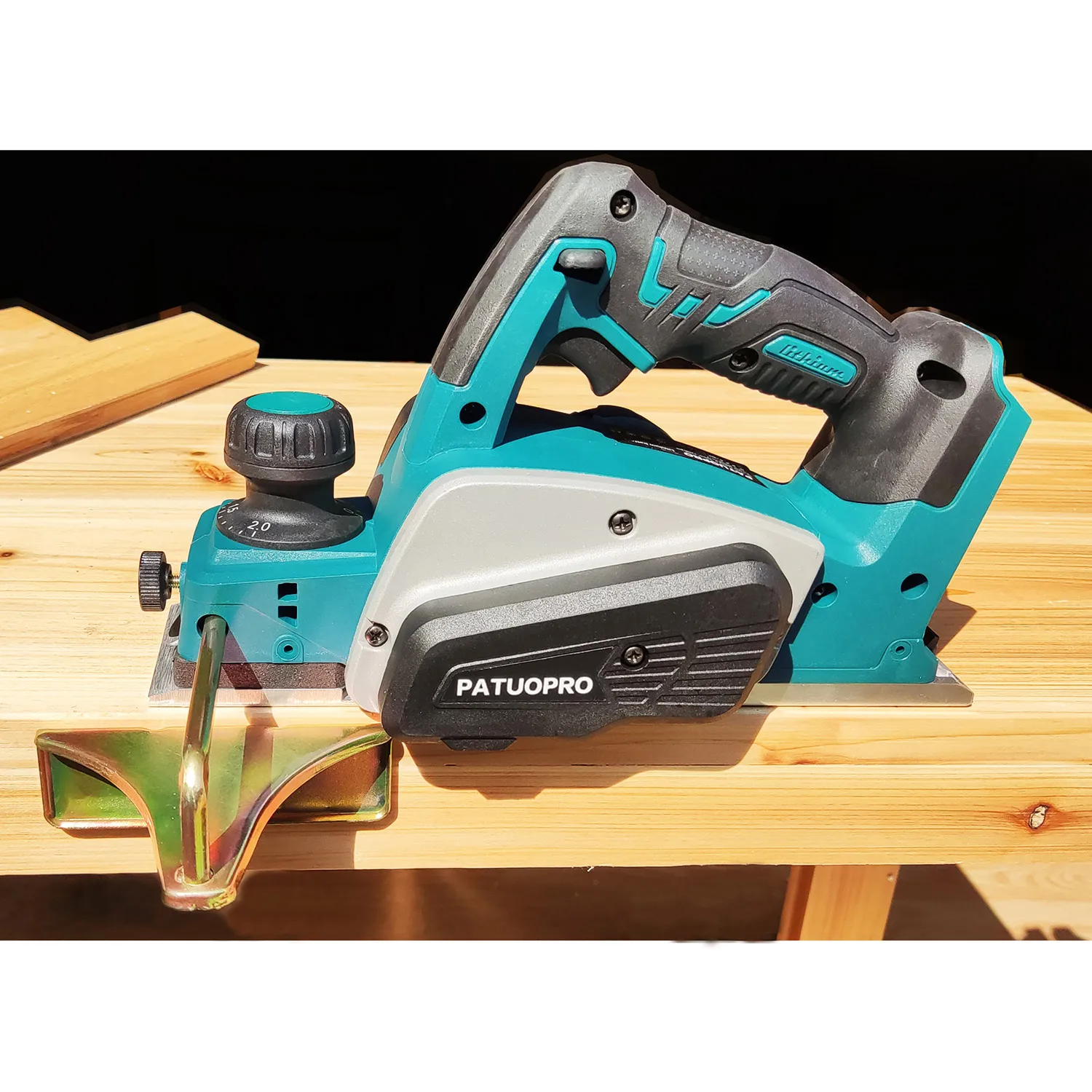 Cordless Electric Hand Planer Home DIY Furniture Cutting Tool Power Planer for Woodworking fit Makita 18v Battery(No Battery) 6