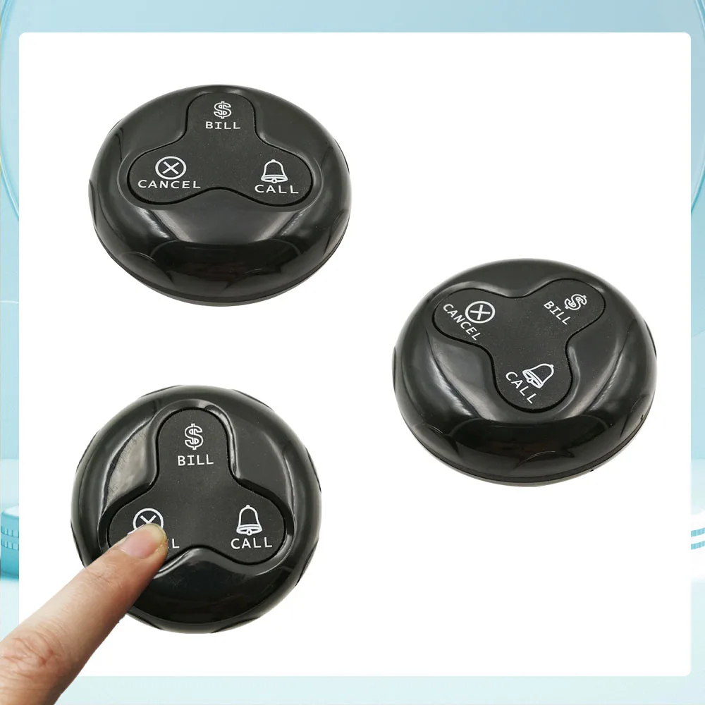 Wireless Service Waiter Calling System Restaurant Call Guest System Cafe 2 Watch Receiver+10 Call Button +Display