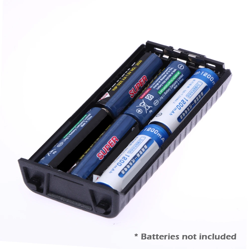 6AA Extended Battery Case Battery Holder Battery Storage Case for Baofeng Radio F8 F9 UV5R UV5RE Plus