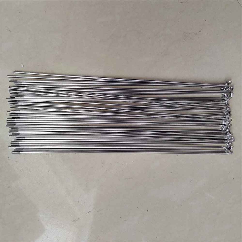 40PCS Electric Bicycle Spoke 13G 2.2mm 151-250mm Folding Bike Mountain Stainless Steel With Nipples