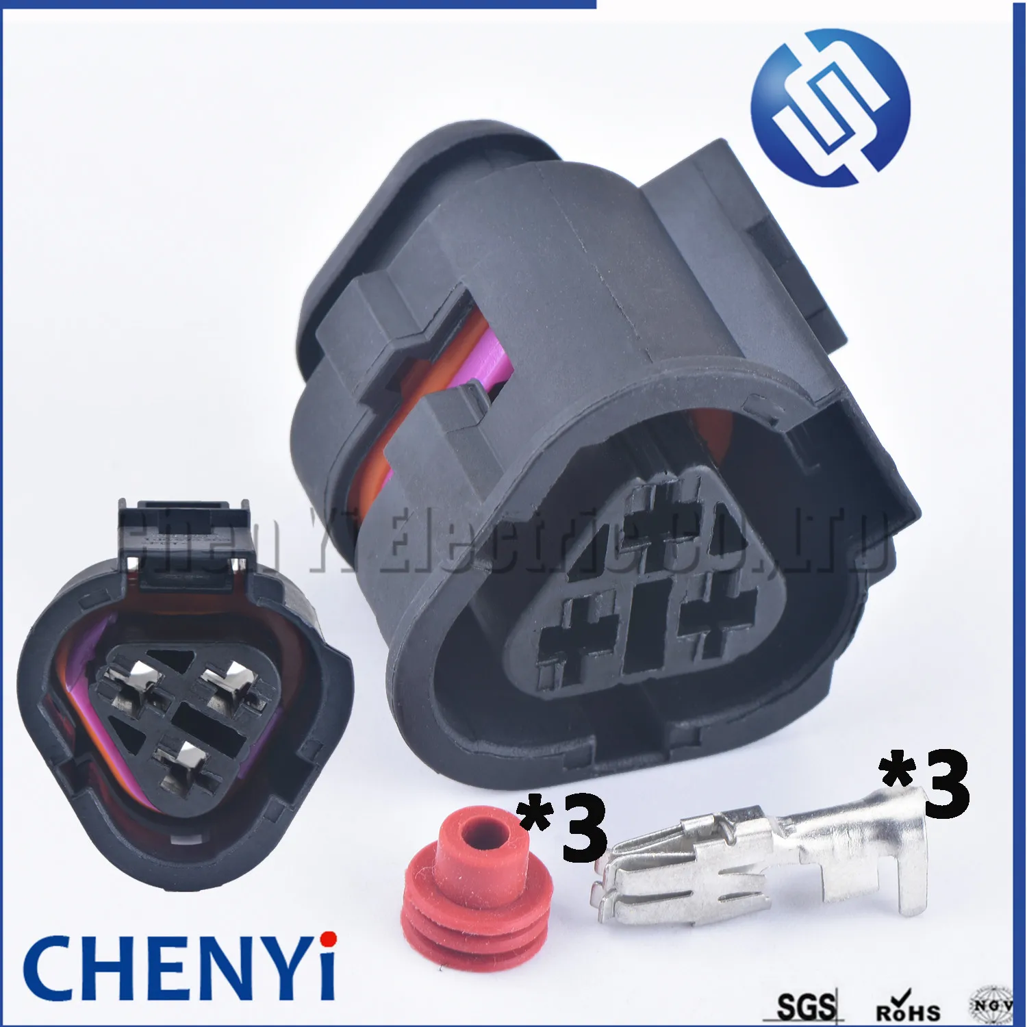 3 Pin 6.3mm Temperature Control Switch Plug Radiator Fan Switch