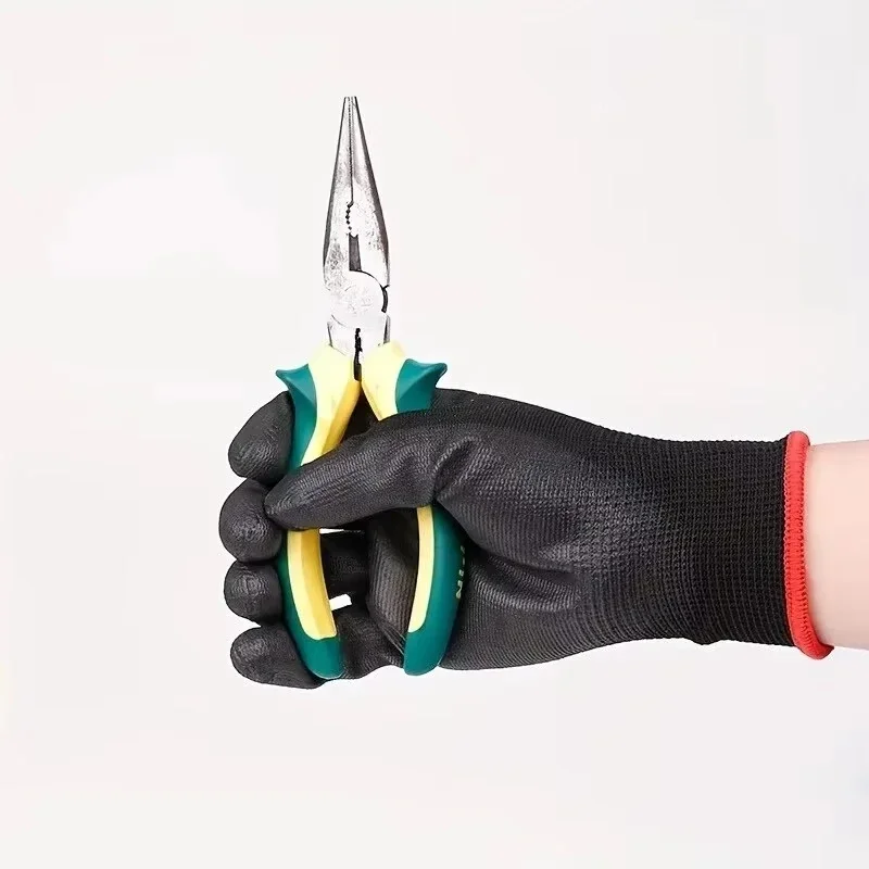 10 Pairs Durable Safety Gloves Anti-Slip Wear-Resistant ESD Protection for Gardening & Woodworking work gloves protective gloves antistatic gloves gardening gloves