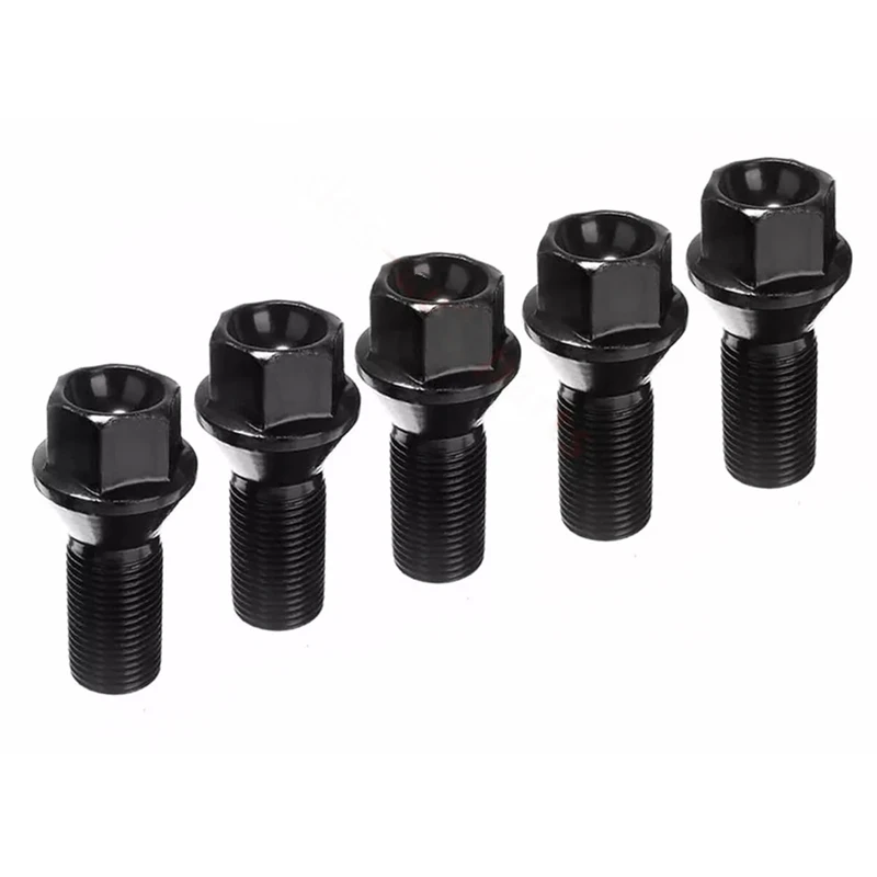 5Pcs 36136781151 36136890324 Wheel Lug Bolts Nut Black Steel Wheel For BMW X1 X2 X3 X4 X5 X6 E70 E71 F20 F25 320i M8