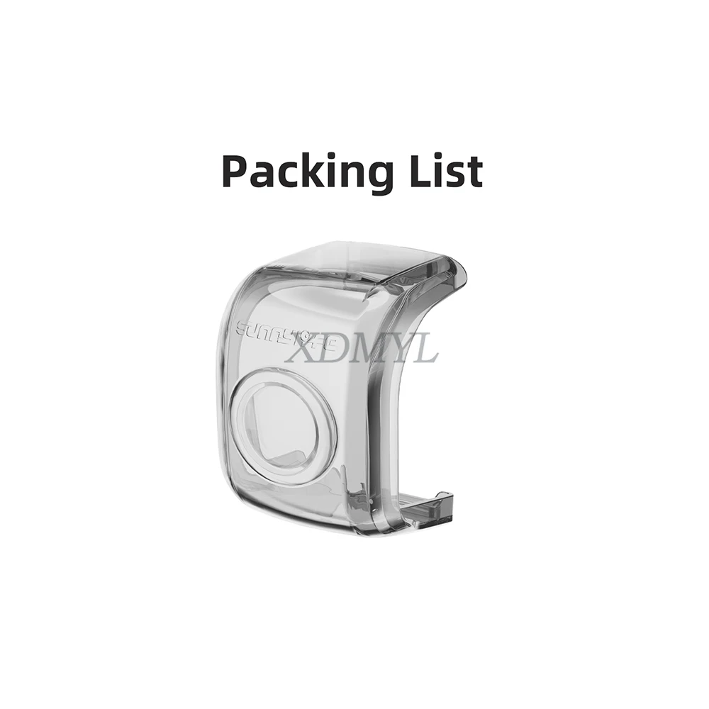 Description Picture 2 of itemFor DJI Neo Gimbal Plastic Lens Cover Transparent Grey Simple Scratch Resistant Protective Cover Lens Case Drone Accessories