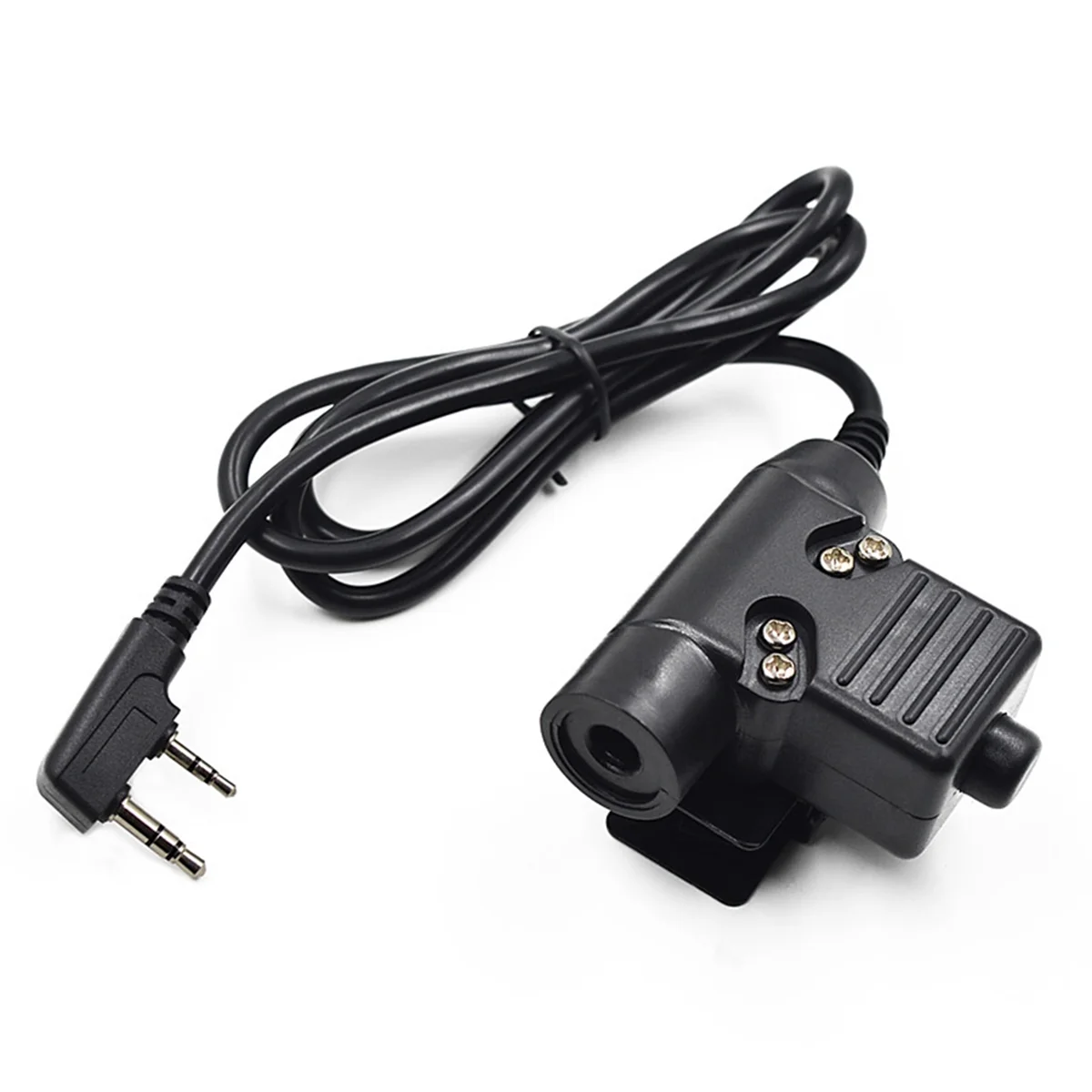FUFU U94 7.0mm PTT 케이블 플러그 헤드셋 어댑터 2핀 (UV-5R UV-S9 Plus UV-82 AR-152 무전기용)