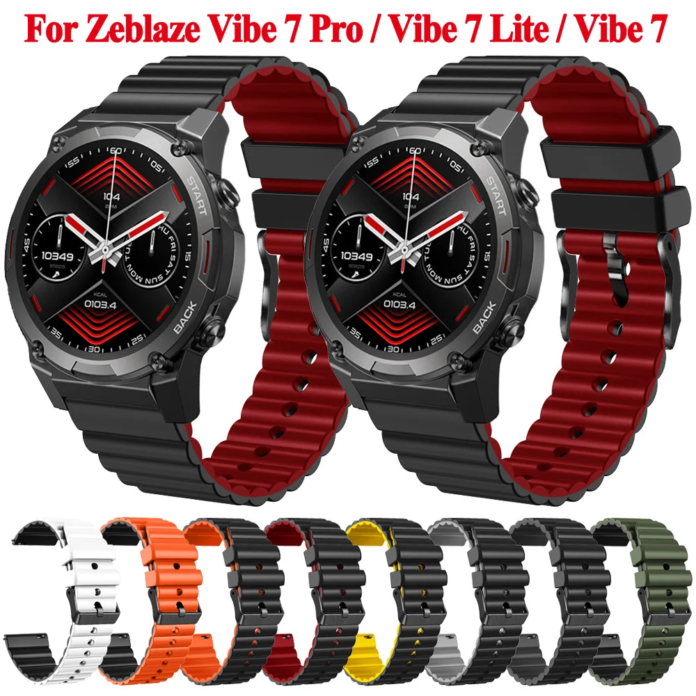Cinturino Da 22Mm Per Zeblaze Vibe 7 Pro/7 Lite/Gtr 3 Pro/Ares 3 Pro Cinturino Per Cinturino Zeblaze Stratos 3/Btalk 3/2 Lite