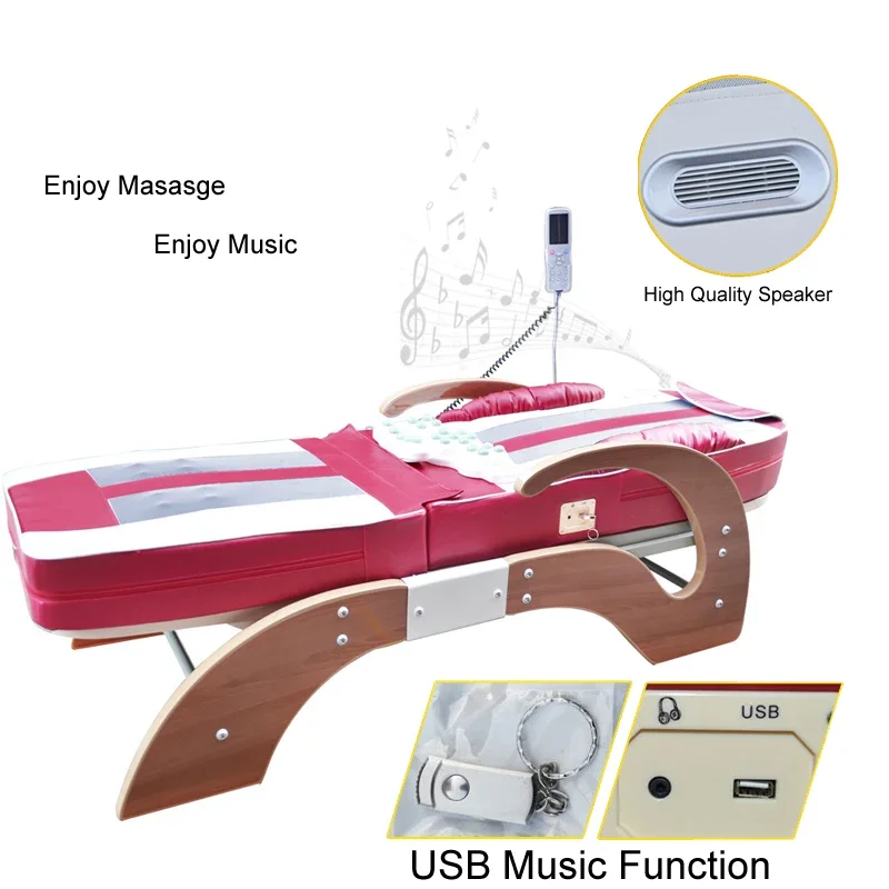 Gua sha jade stone massage bed/shiatsu back massage jade massage bed 4