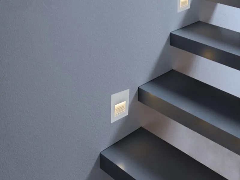 Description Picture 5 of itemWaterproof Outdoor Led Stair Step Lamp 5W Recessed Wall Corner Footlight Night Light For Landscape Pathway Corridor AC85-265V