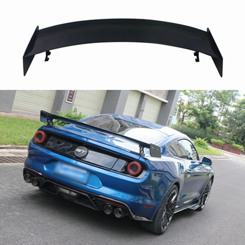 

For Ford Mustang GT V8 V6 Coupe Spoiler 2015-2021 Carbon Fiber Rear Boot Trunk Wing GT500 Style Accessories Body Kit Car Styling