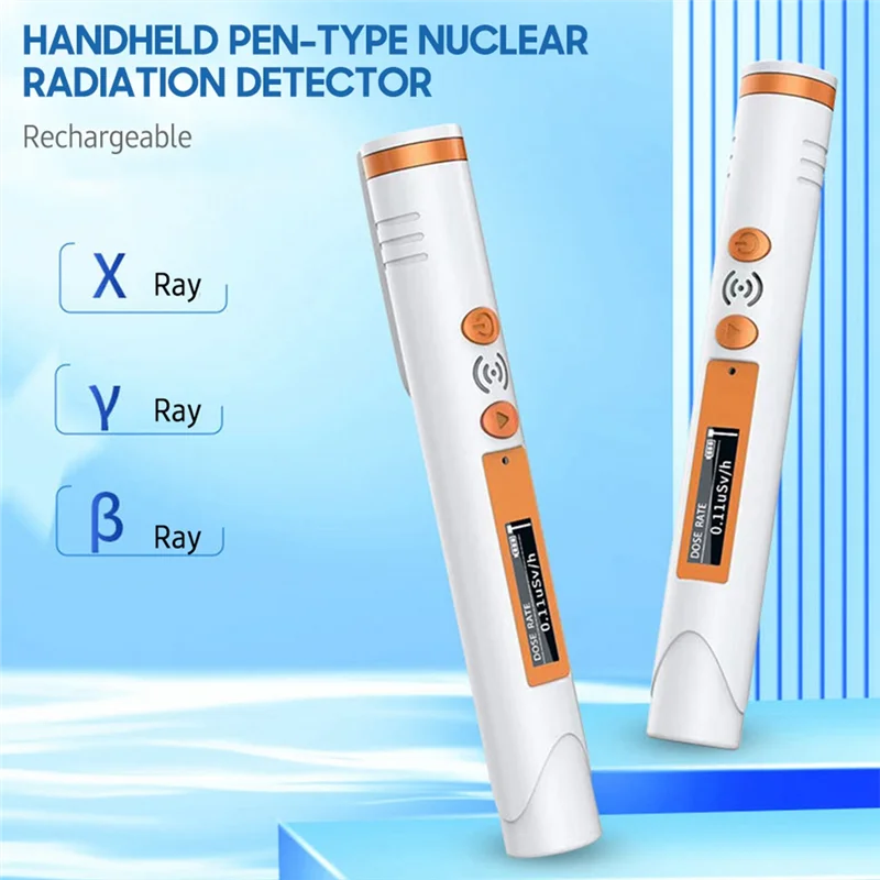 A42T-휴대용 포켓 핵 테스터 X-Ray Y-Ray B-Ray 배터리 개인 복용량 가이거 카운터 디지털 디스플레이 포함