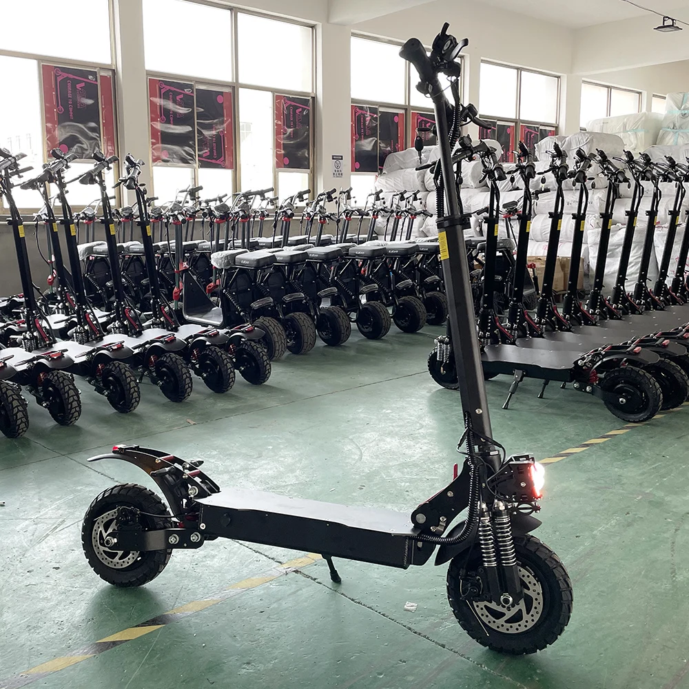 

USA Warehouse Fast Delivery 48V 2400w Dual Motor Electric Scooters 21Ah Long Range 60-70Km 50-55Km/H 10Inch 20Mph E Scooter