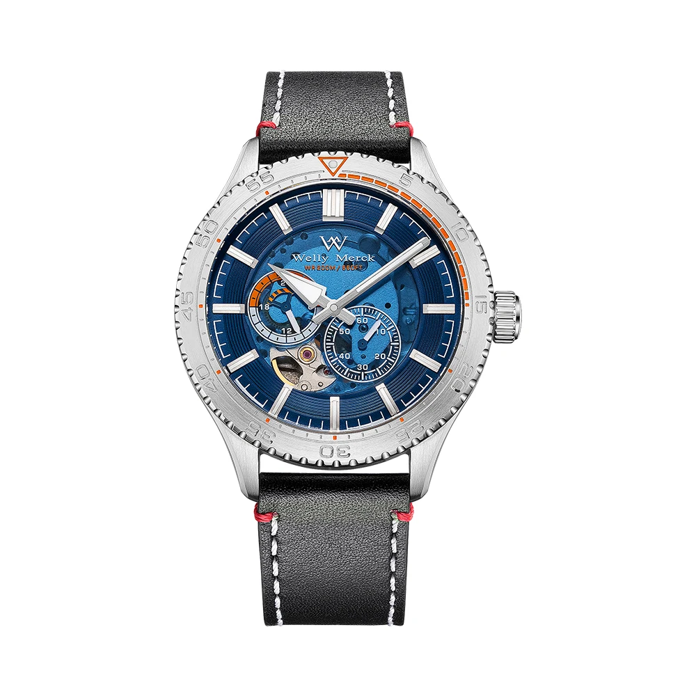 WM Watch Automatic Mechanical Watches Diving Stainless Steel