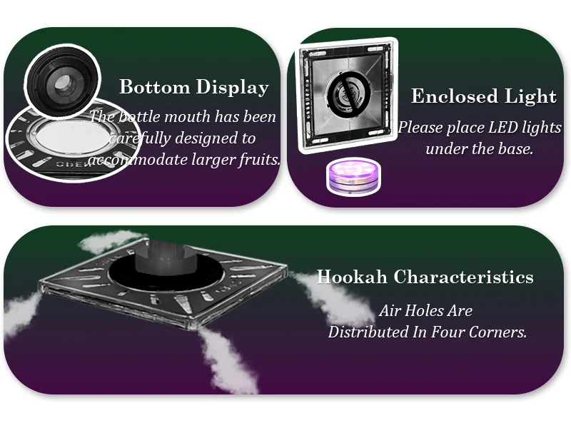 QiQiCi Explore Style 2-Hose Premium Hookah Set Bongs in Australian