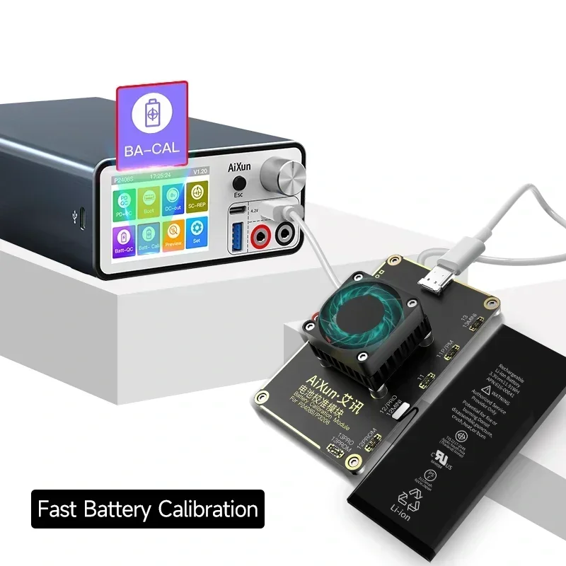 JC Aixun P2408S DC Power Supply Adjustable 32V 8A LED Digital Lab