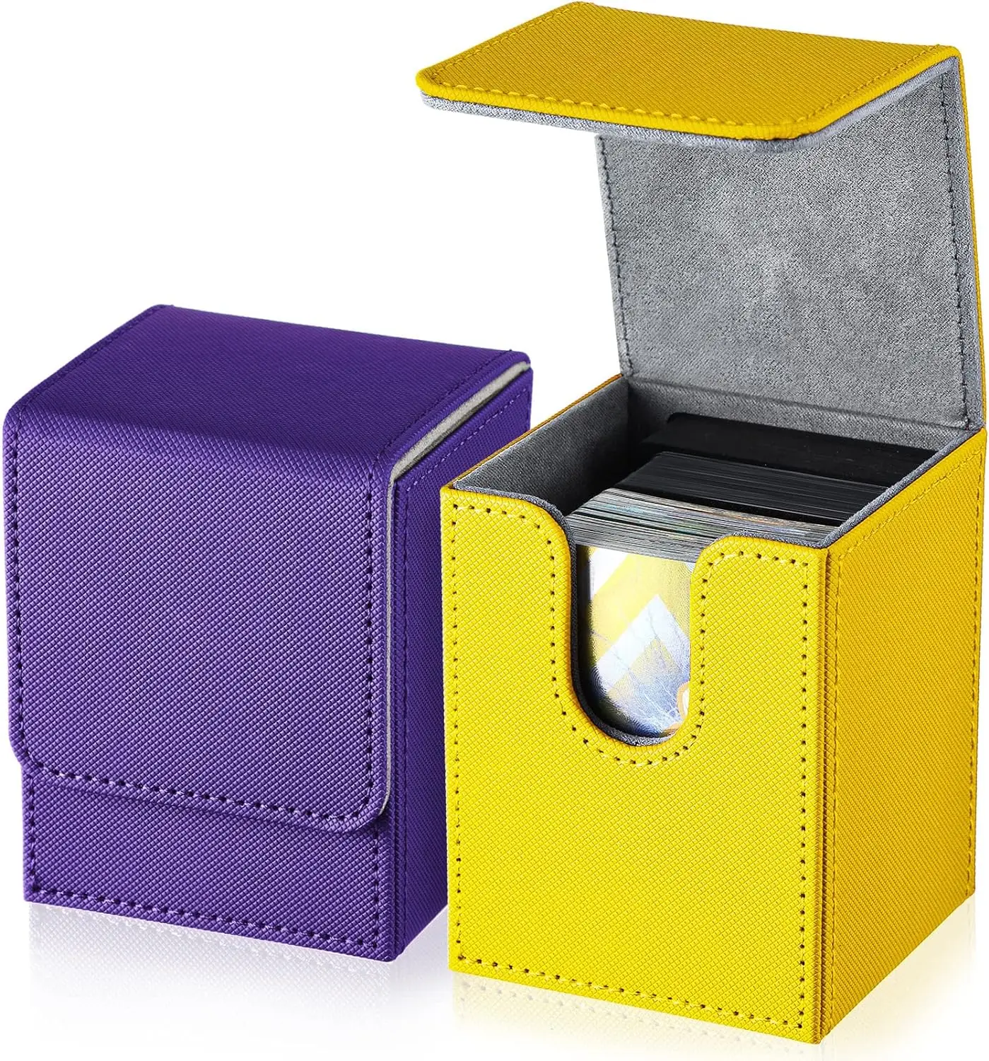 100 + Pu Game Ptcg Card Deck Storage Box Mtg Yugioh Giochi Da Tavolo Commander Card Carry Organizer Case Trading Card Deck Box Gift