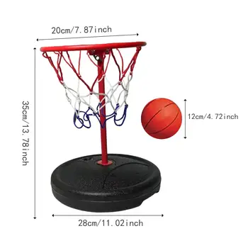 Pool Games Basketball Hoop Swimming Toss Toy Portable Pool Accessories Party Game for Kids Adults Water Toys Floating Backyard 6