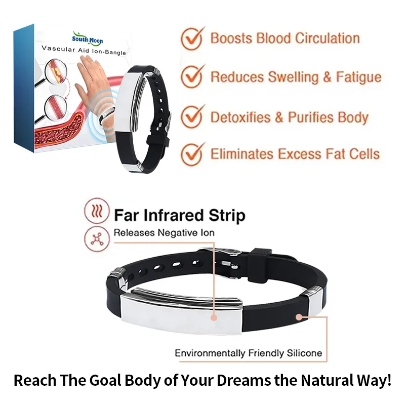 Blood Sugar Lowering Ions Titanium Germanium Bracelet Relieve Body Fatigue Balance Blood Glucose Diabetes Relief Wristband blood sugar bracelet