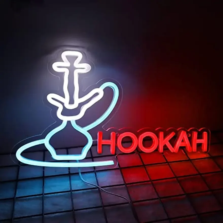Super Bright Led Advertising Display Sign for Smoking Lounge or Vape Shop,Easy Hanging on Wall or Window,5V USB Power Supply