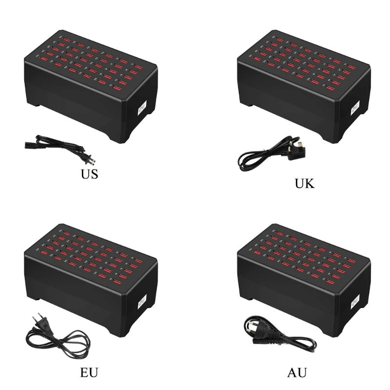

150W Multi-port USB Charger 30 Ports USB Fast Charging Station Universal Suitable for Tablet Mobile Phones USB Devices