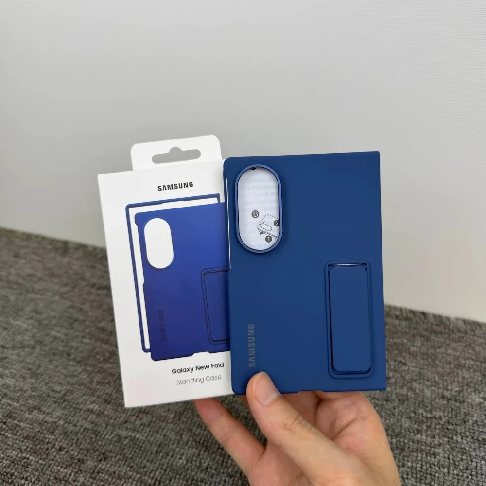 Foldable Phone Case with Kickstand - Matte Silicone Cover