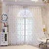 2025 New Luxury High-end High-end Feeling Floral Short Curtains Mesh Non Perforated Bay Windows Balconies Light 1