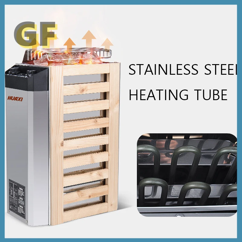 3KW/3.6KW Sauna Heater 220V Sauna Steam Generator Home Use Heating Furnace Room Dry Equipment Internal Control External Stove 3