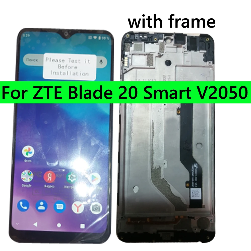 Écran LCD Complet Avec Digitizer Pour ZTE Blade V50 Design 5G (Modèle 8150) - Neuf
