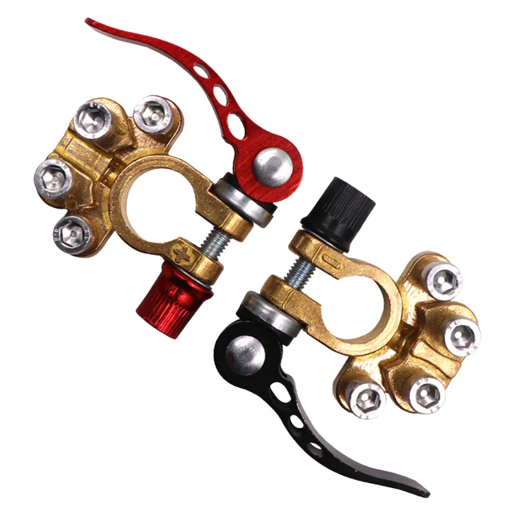 Universal Battery Terminals Connectors Leak-proof Quick Release Connectors Wrench Lock Auto Accessories for Caravan Car Van