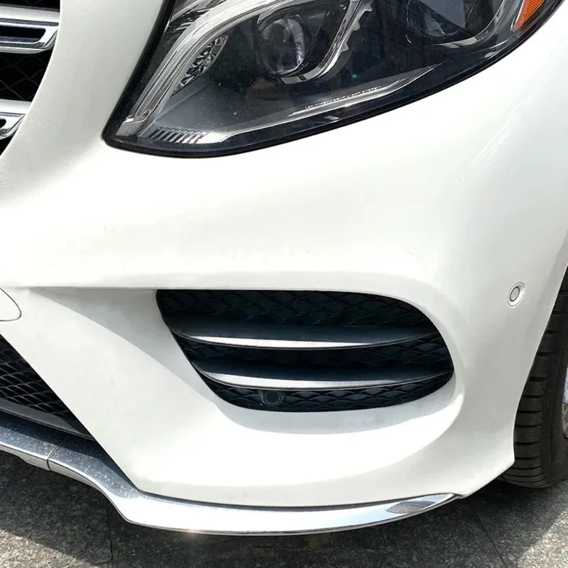 메르세데스-벤츠 GLE 클래스 W166 X166 C292 쿠페 AMG 2015-18용 프론트 범퍼 사이드 에어 인테이크 벤트 프레임 안개등 커버 그릴