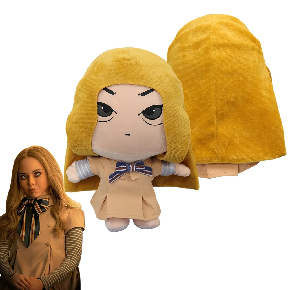 

Adult Kids M3gan Doll M3gan Cosplay Plush Toys Horror Cartoon Soft Stuffed Dolls Mascot Birthday Xmas Gift For Costume Accessory
