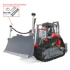 DT60 KIT LESU RC Hydraulic Bulldozer 1/14 Scale Dozer Crawler Painted Pump Light Sound ESC Motor RC Truck Toys for Boys Thzh1269 5