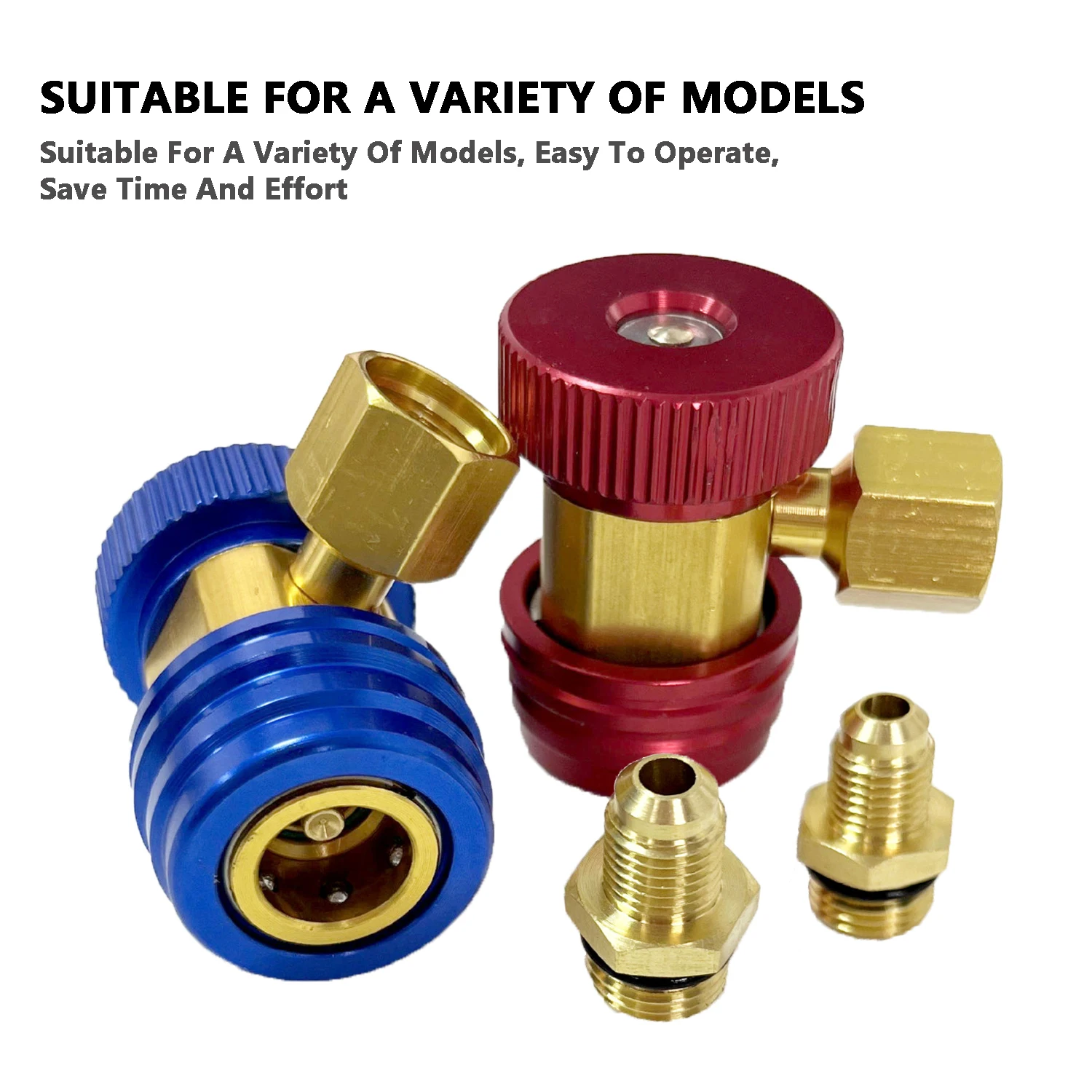 Adaptateur De Coupleur Rapide Pour Climatisation Auto - R134a - 1/4 SAE Mâle Vers 1/2 ACME Femelle - Marque InfinityUSATOOLS