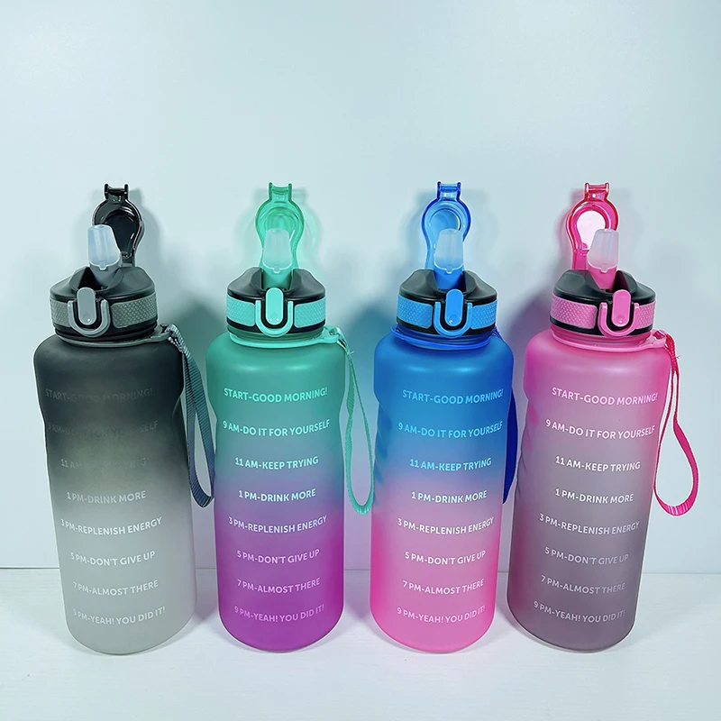 1500ml Plastic Water Bottles Bottle BPA Free Outdoor Sports Water Cup
