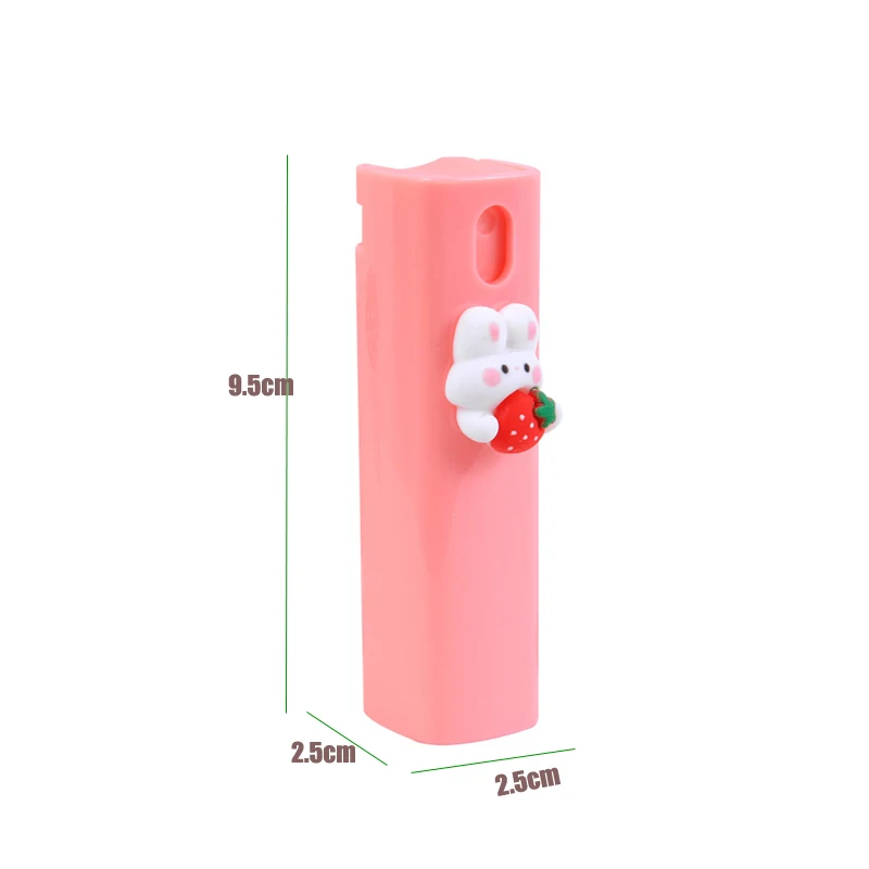 Spray Bottle 10ml Cute Cartoon Mini Portable Cosmetic Refillable Hydration Bottling Alcohol Disinfection Watering Can Travel