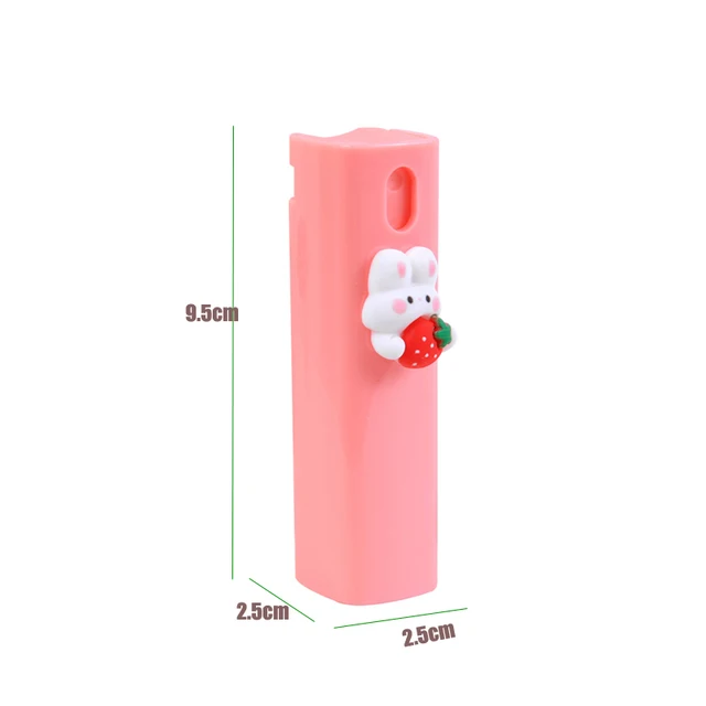 10ml Cute Cartoon Mini Portable Spray Cosmetic Refillable Bottle Hydration Bottling Alcohol Disinfection Watering Can Travel