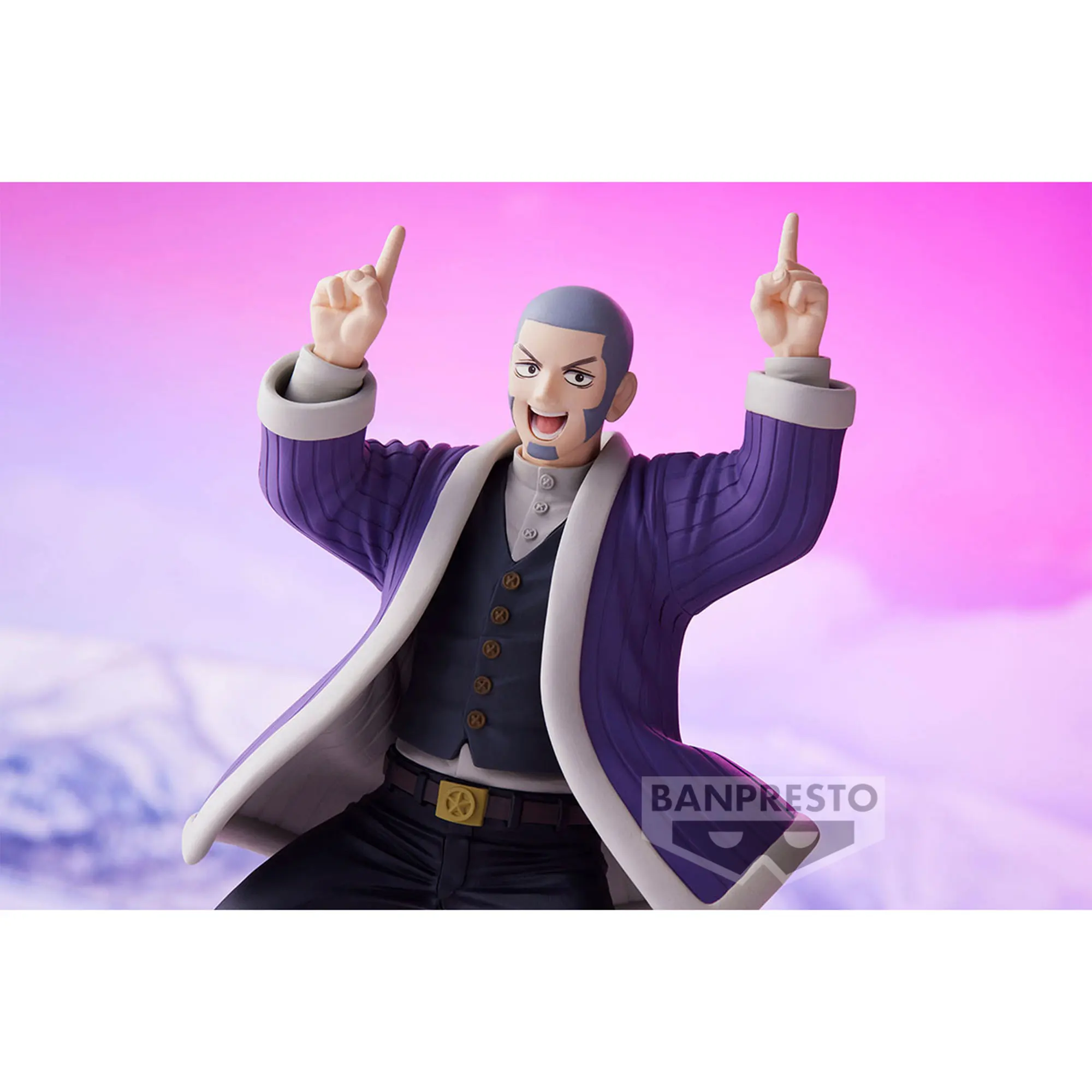 In Stock Original Golden Kamuy Yoshitake Shiraishi Anime Figures PVC Action Figures Bandai BANPRESTO 15cm Toys