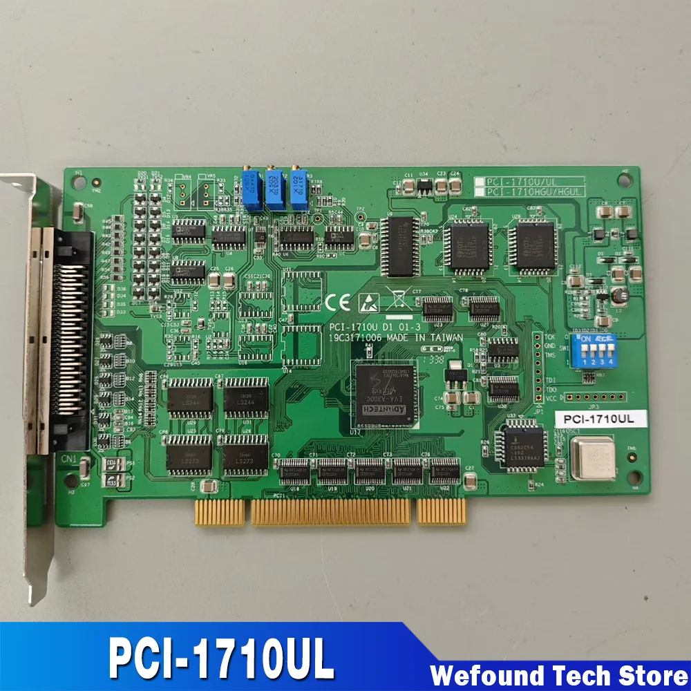 

For Advantech 12 Bit 16-Channel Multi-Function Card Analog Input/Output Card Multifunctional Data Acquisition IO Card PCI-1710UL