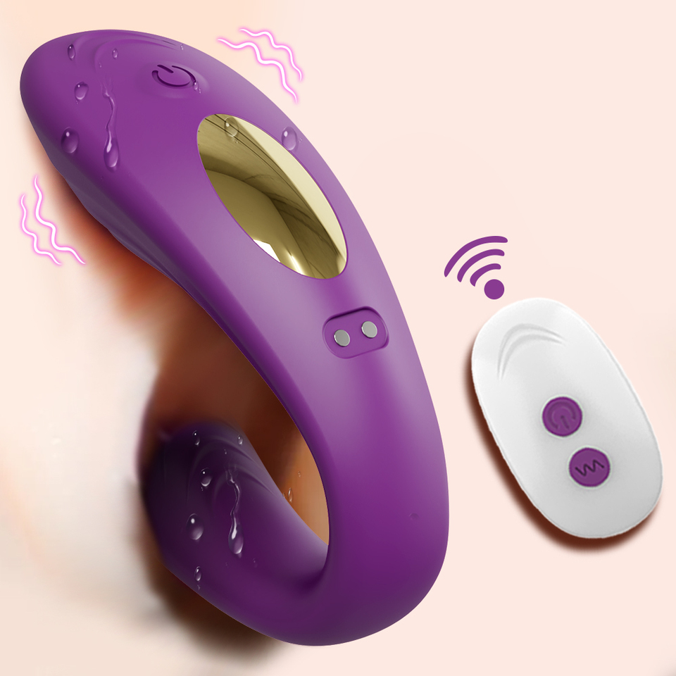 Remote Control Vibrator Female U Type Vibrator Clitoris Stimulate G-Spot Vagina Massage Female Masturbation Sex Toys for Women