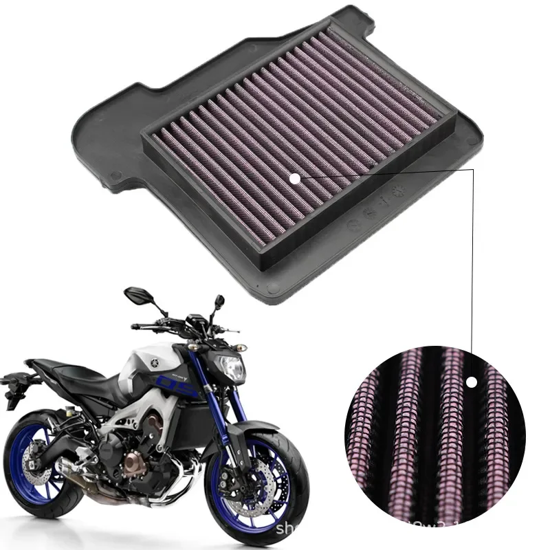 

For Yamaha MT-09 FZ-09 FJ-09 14-16 High Flow Modified Air Filter Element air filter motorcycle hava filtresi softail