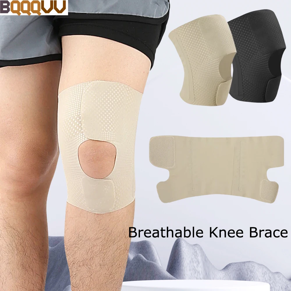 

Breathable Knee Brace with Side Stabilizer for Men and Women, Compression Sleeve, Running, Workout, Arthritis Pain, 1Pc