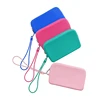 1PCS Square Silicone Cosmetic Storage Bag Travel Makeup Brush Holder Portable Digital Storage Bag Waterproof Case 2