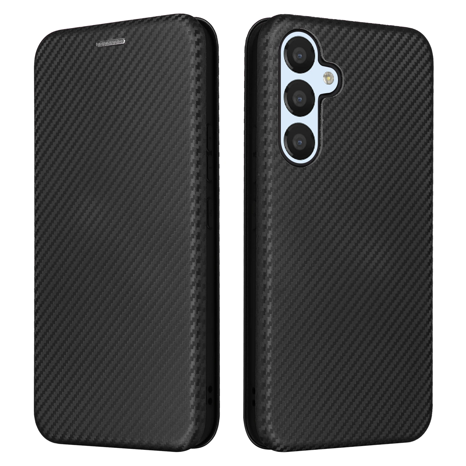 

Чехол-книжка из углеродного волокна и кожи для SAMSUNG Galaxy A54