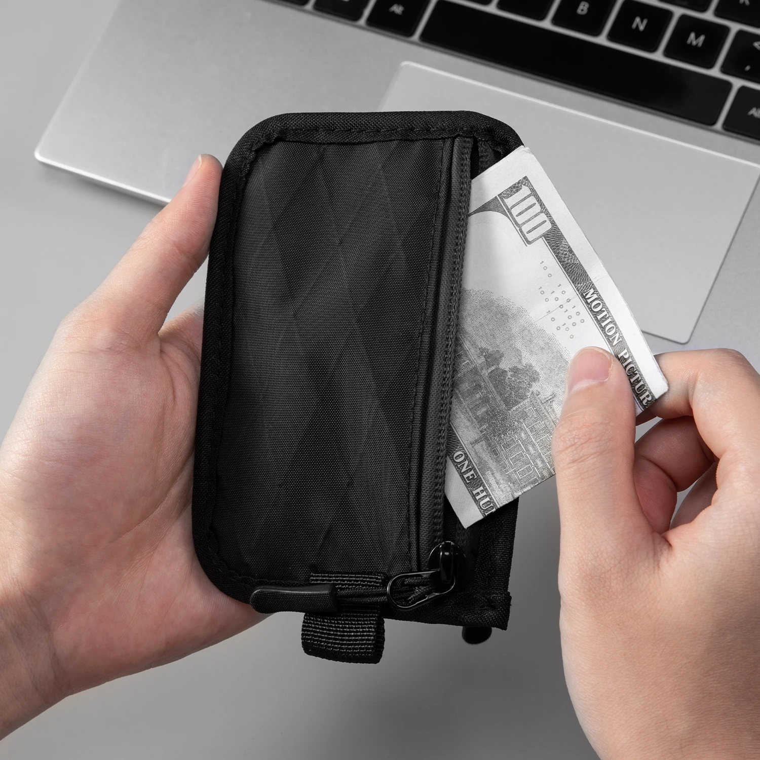 Sleek RFID Blocking Hidden Travel Wallet