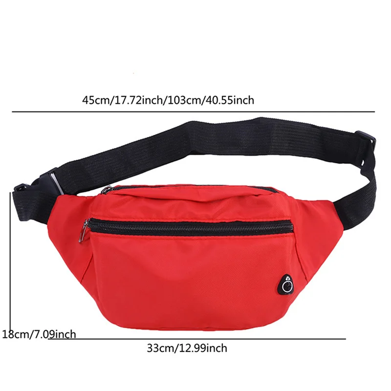 Running Waist Bag Sports Belt Pouch Mobile Phone Case Men Women Hidden Pouch Gym SportsBags Running Belt Waist Pack 6