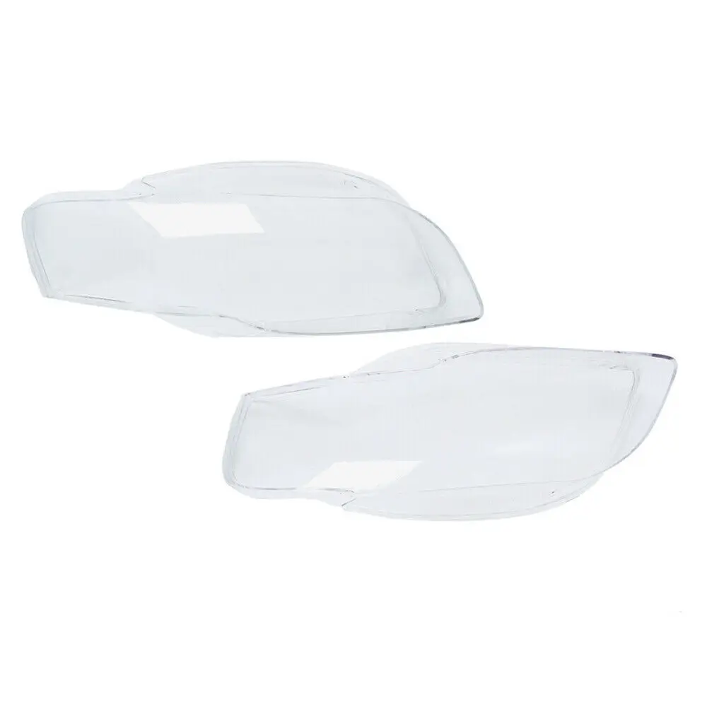 

Car Front Lamp Shade Lamp Headlight Mask Headlights Shell Lampshade Cover for -Audi A4 B7 2006-2008