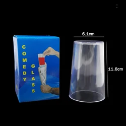 Comedy Glass In Paper Cone - Magic Tricks Comedy Stage Gimmick Accessories Mentalism Funny Illusion Magic Props
