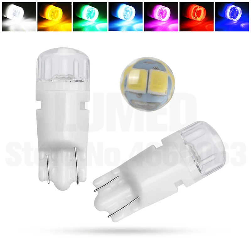 194 501 W5W  2 SMD 2835 LED ڵ ,  Ʈ Ʈũ   , DC12V 24V ɼ, 100 , T10