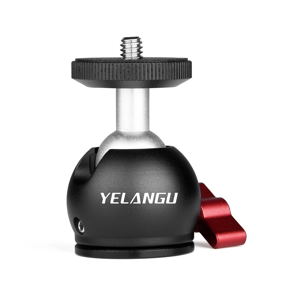 360 Degree Panoramic Metal Tripod Ball Head Adapter For Dolly Car Professional Mini Ball Head Camera Tripod Accessory YELANGU