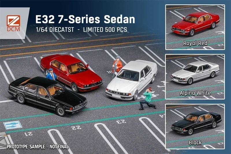 

**Pre-Order**DCM 1:64 E32 7-Series Sedan limited500 Diecast Model Car